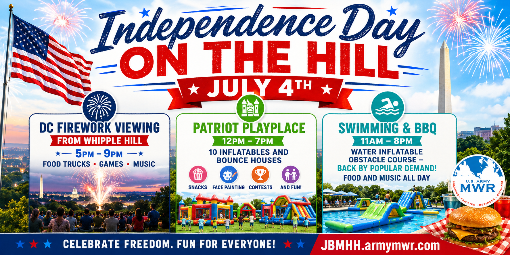 Independence Day "On the Hill" -- JBMHH's 4th of July Celebrations