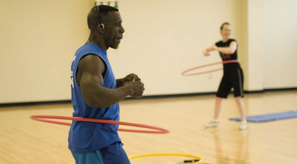 hula hooping