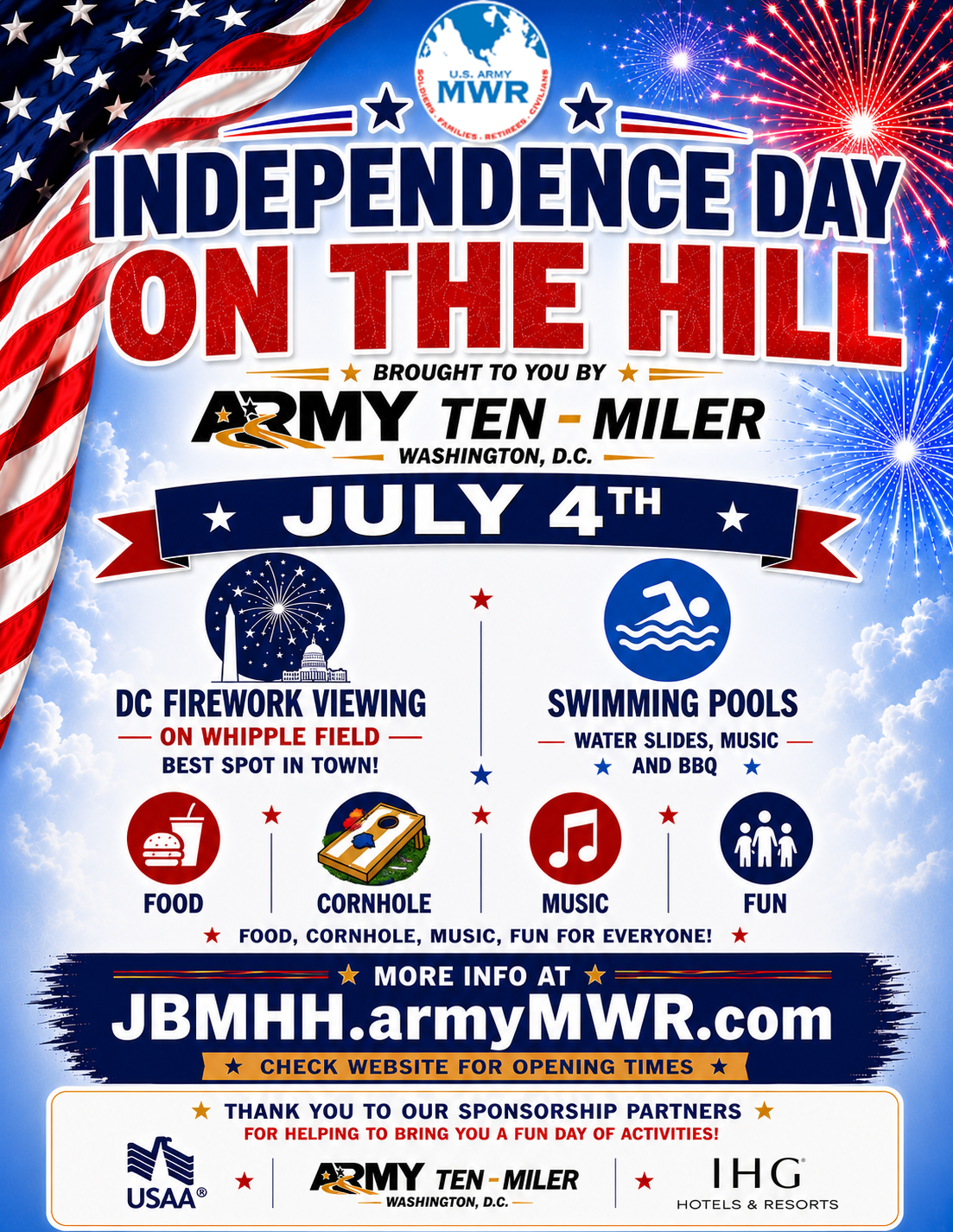 Independence Day "On the Hill" -- JBMHH's 4th of July Celebrations