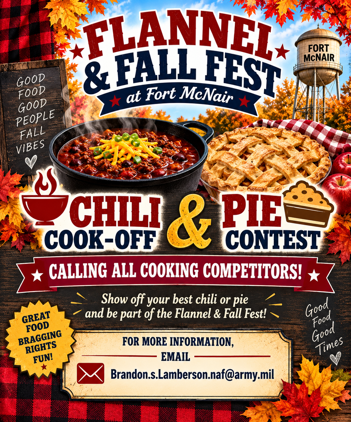 Cook-Off (Chili & Pie) at Fort McNair